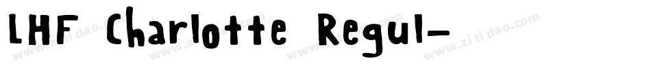 LHF Charlotte Regul字体转换